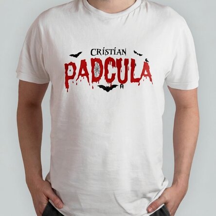 Camiseta de algodón personalizada con texto - Dadcula