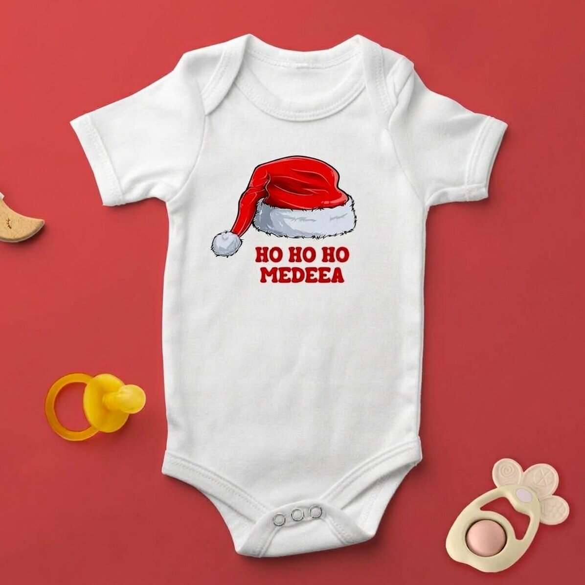 Body para niños personalizado con texto - Navidad