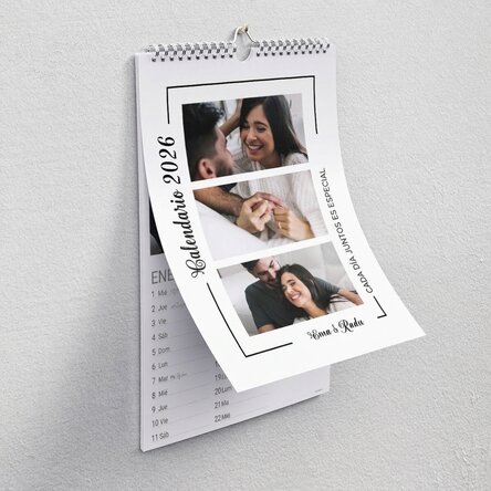 Calendario personalizado con fotos y mensaje - Momentos especiales