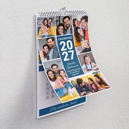Calendario personalizado con fotos y mensaje - Momentos juntos