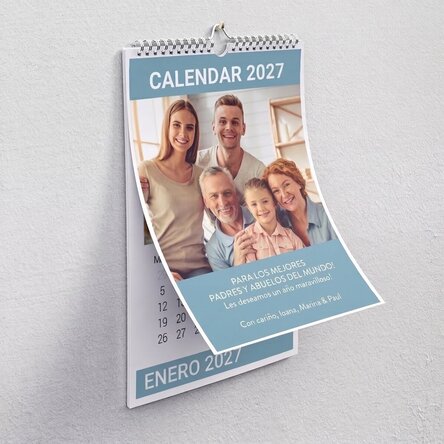 Calendario personalizado con fotos para tus seres queridos