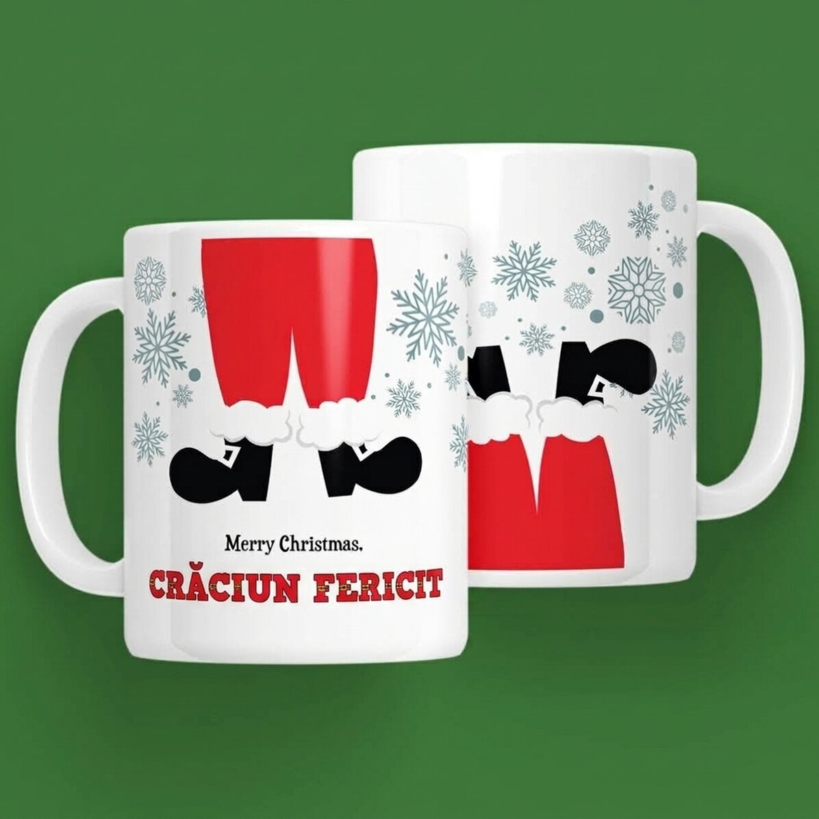 Taza personalizada con mensaje: Papá Noel