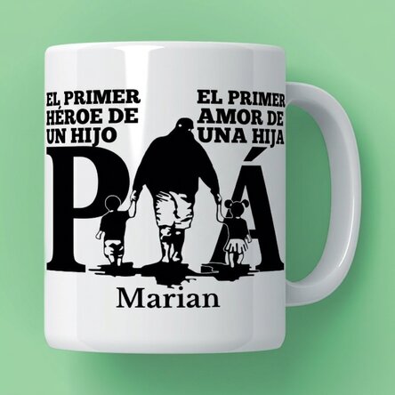 Taza personalizada con texto - Dad