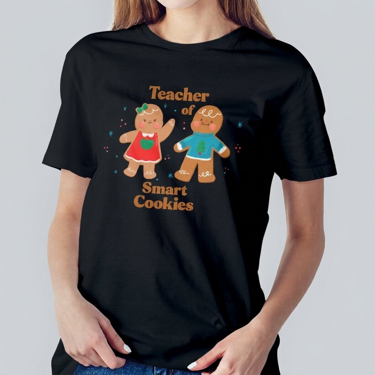 Camiseta de algodón personalizada con nombre - Smart cookies