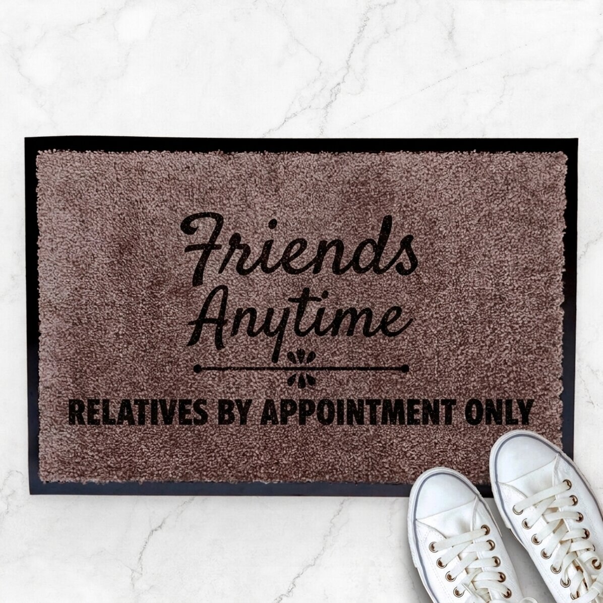 Alfombra de entrada para interior personalizada - Amigos siempre