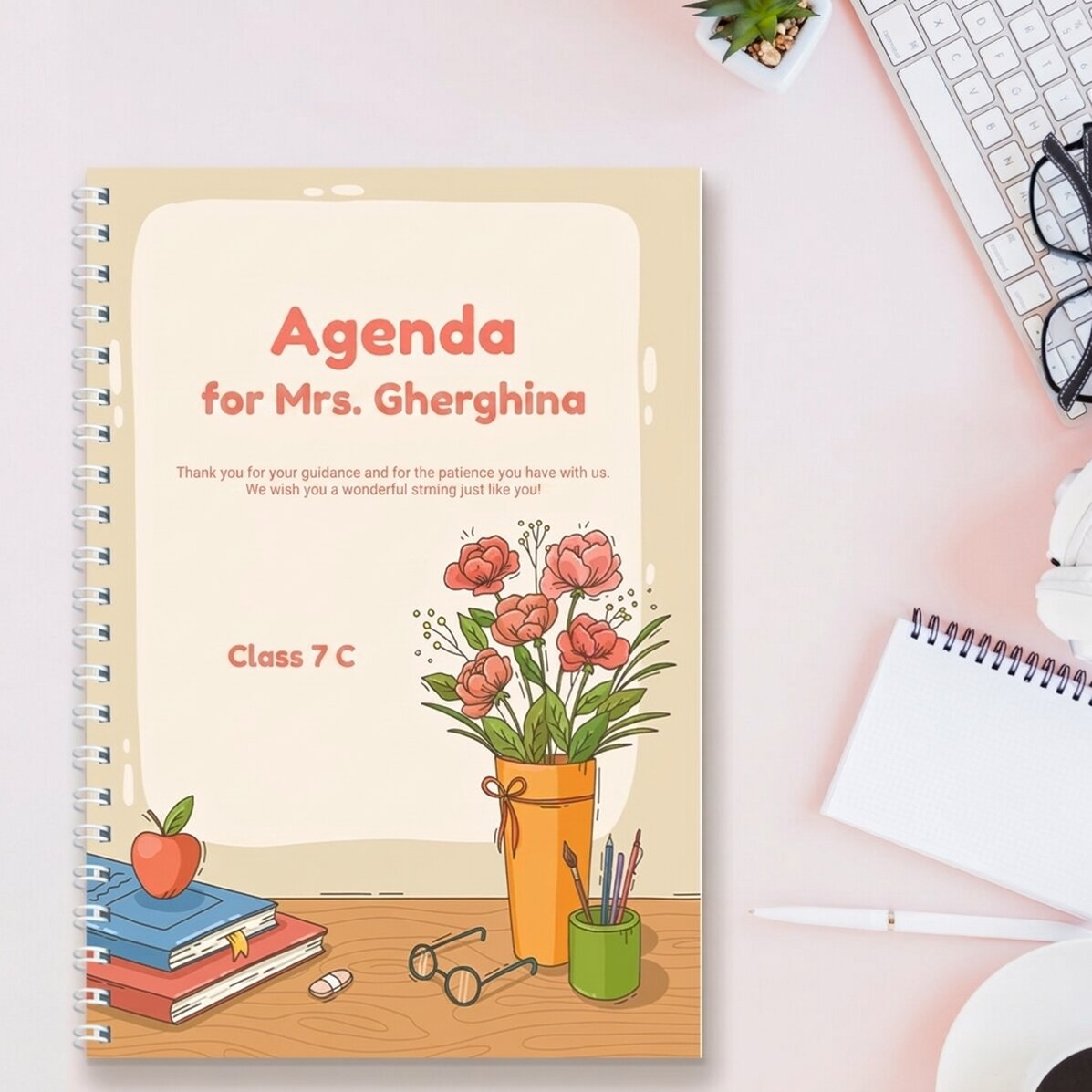 Cuaderno personalizado con texto - En la cátedra