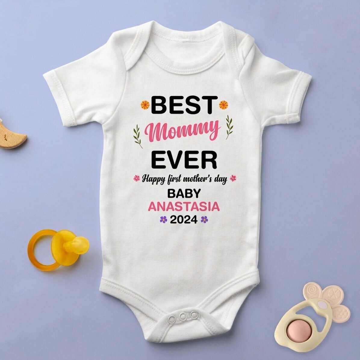 Body para niños personalizado con mensaje - Día de la Madre