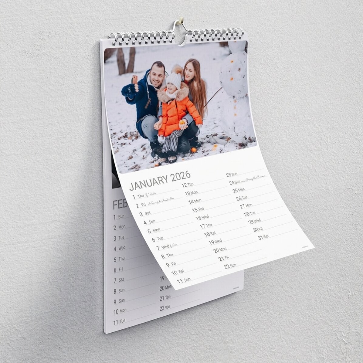 Calendario personalizado: con tus fotos