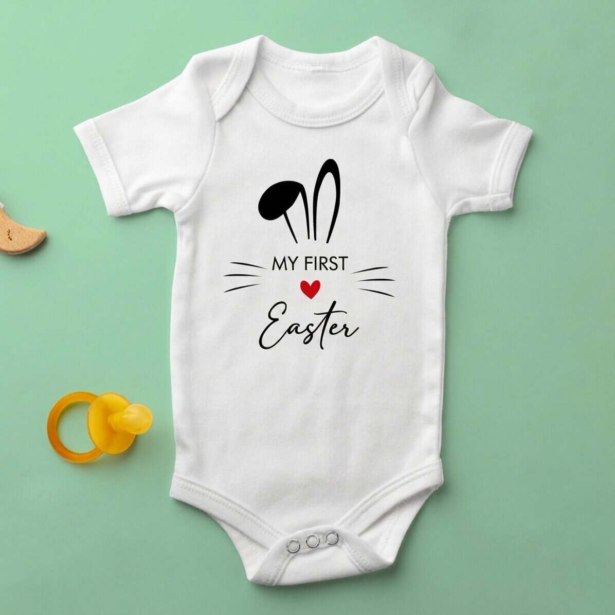 Body para niños personalizado con mensaje - First Easter
