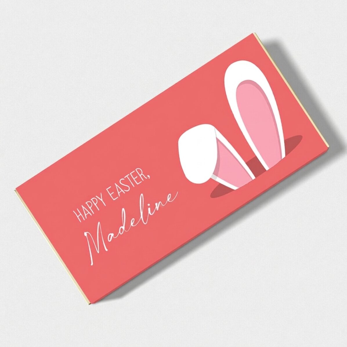 Chocolate personalizado con texto - Bunny