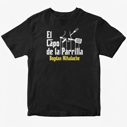 Camiseta de algodón personalizada con texto - The grillfather