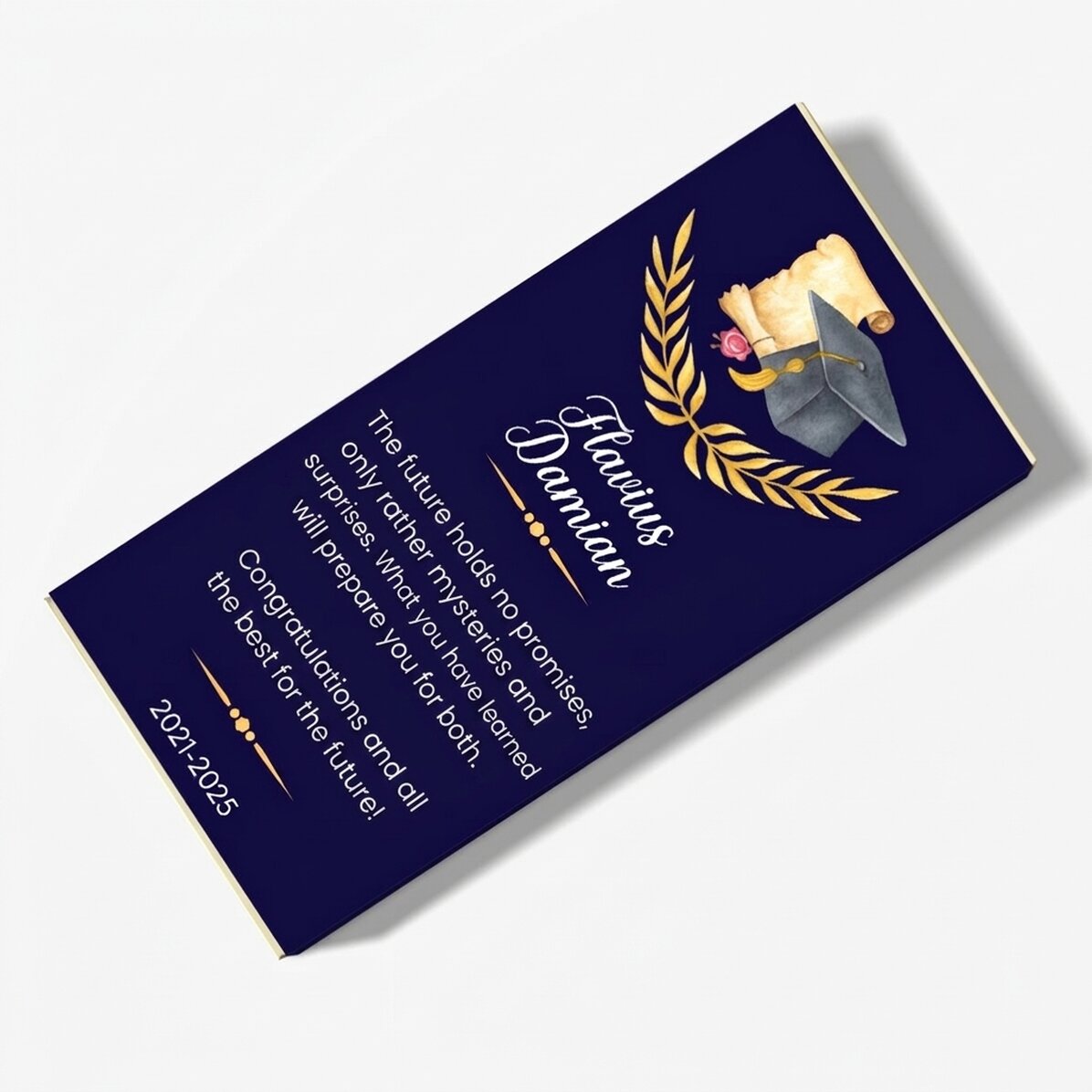 Chocolate personalizado con mensaje - Felicitaciones
