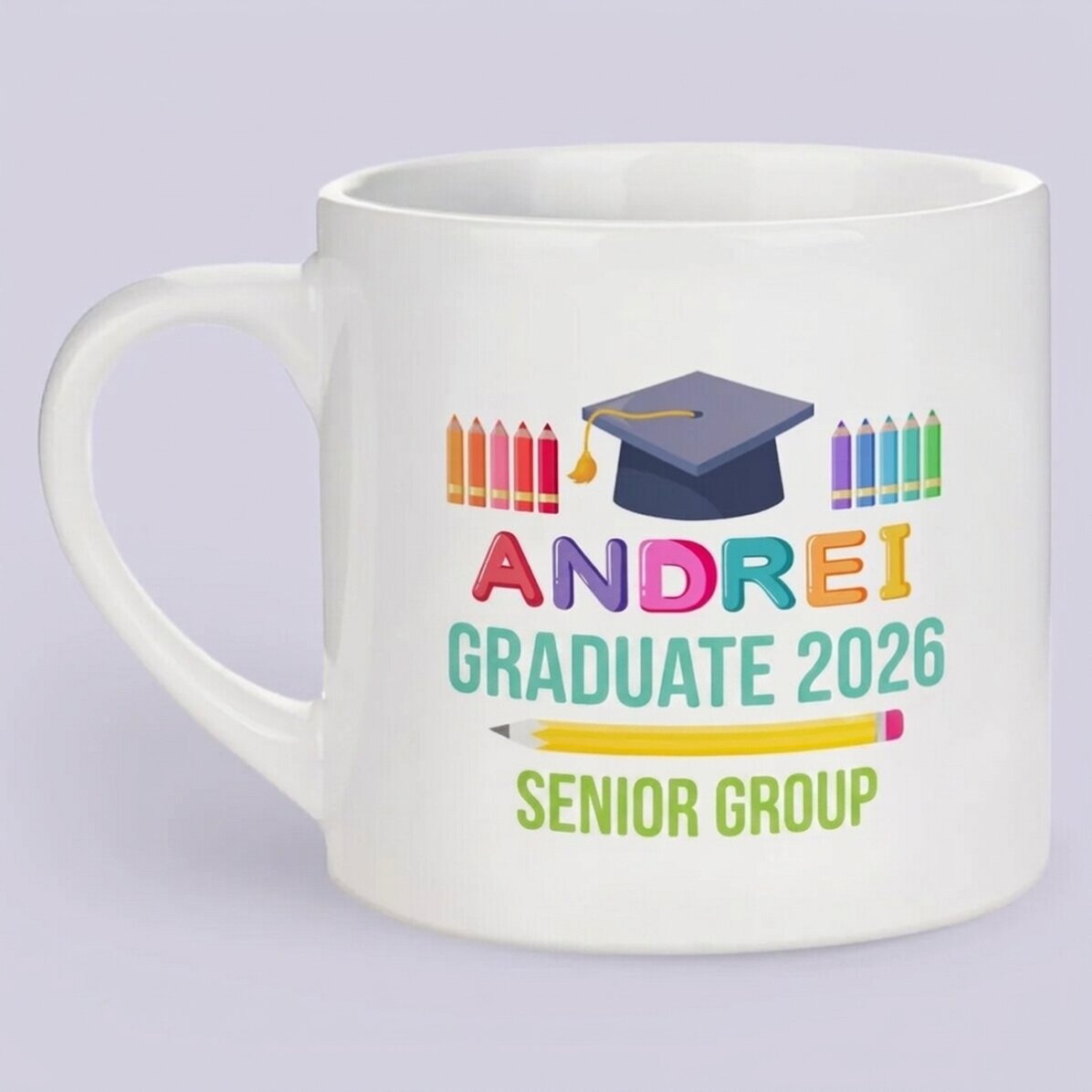 Taza personalizada con mensaje para niños - Graduación