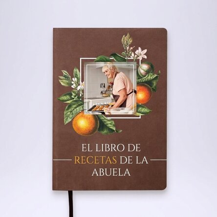 Agenda de piel personalizada a color - Recipe