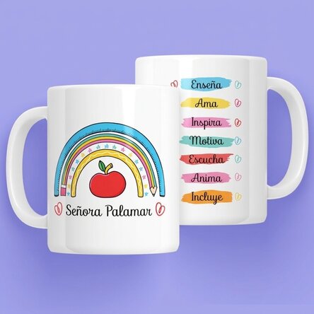 Taza personalizada con texto - El trabajo del profesor