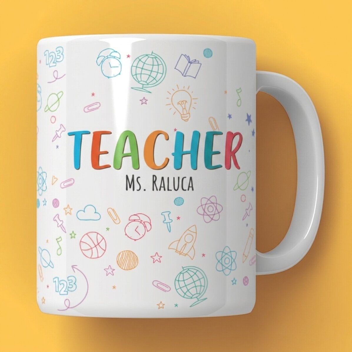 Taza personalizada con texto - La taza del profesor