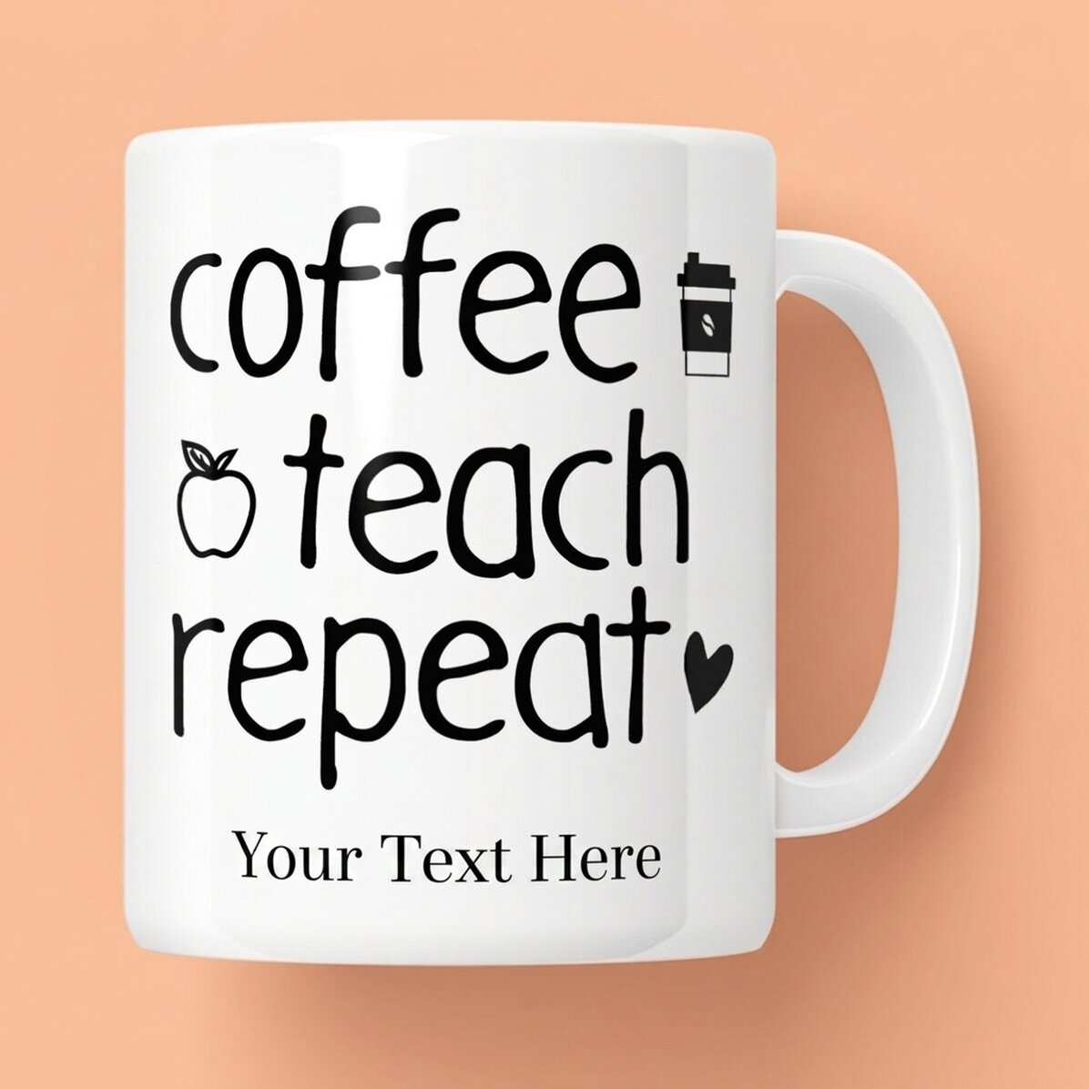 Taza personalizada con mensaje - Repeat