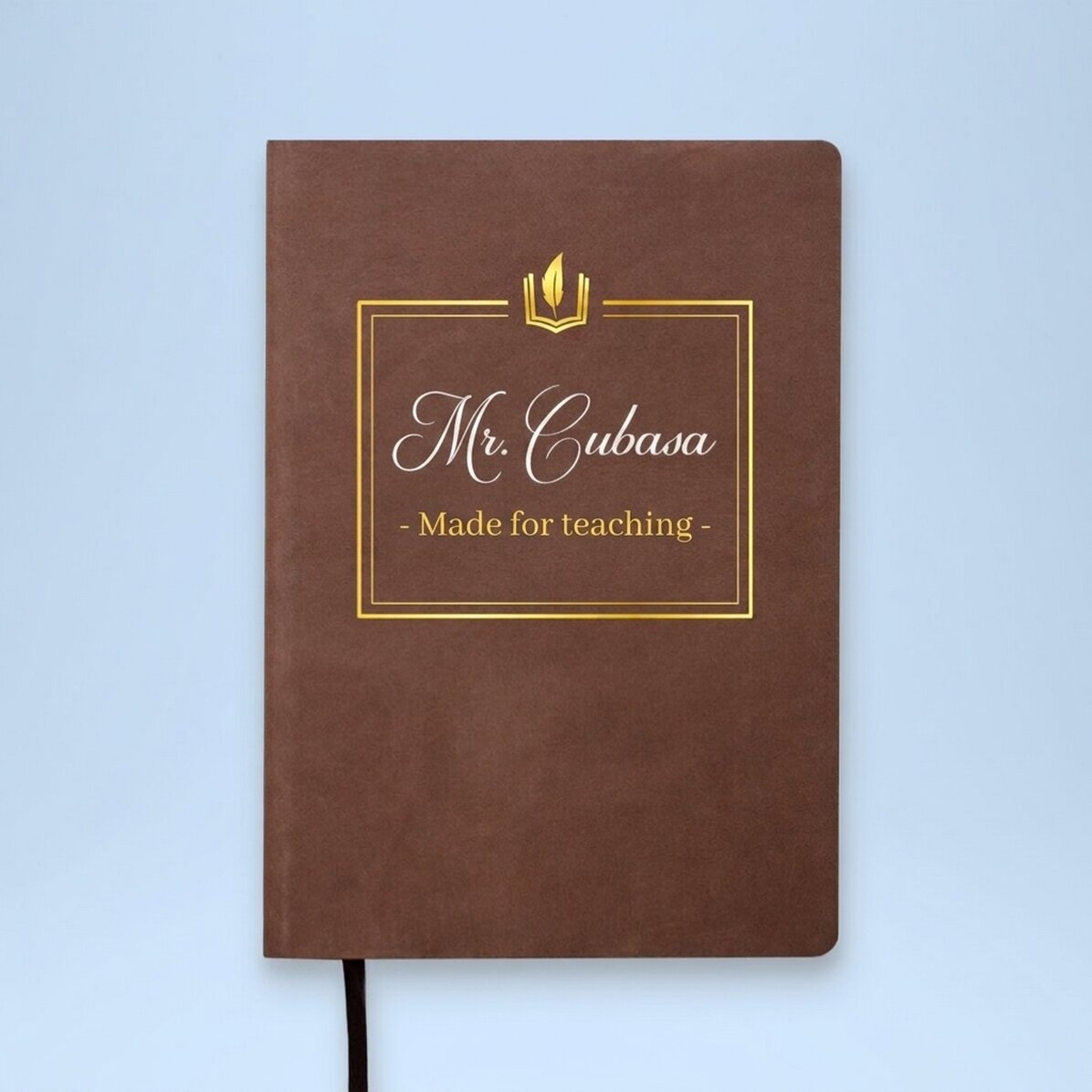 Agenda de piel personalizada a color - Made to teach