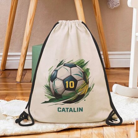 Personalised backpack with text - Football