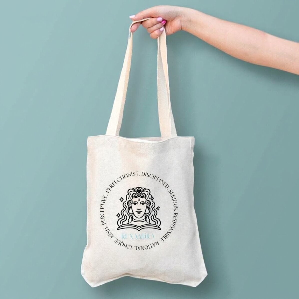 Bolso personalizado con texto - Signo de Virgo