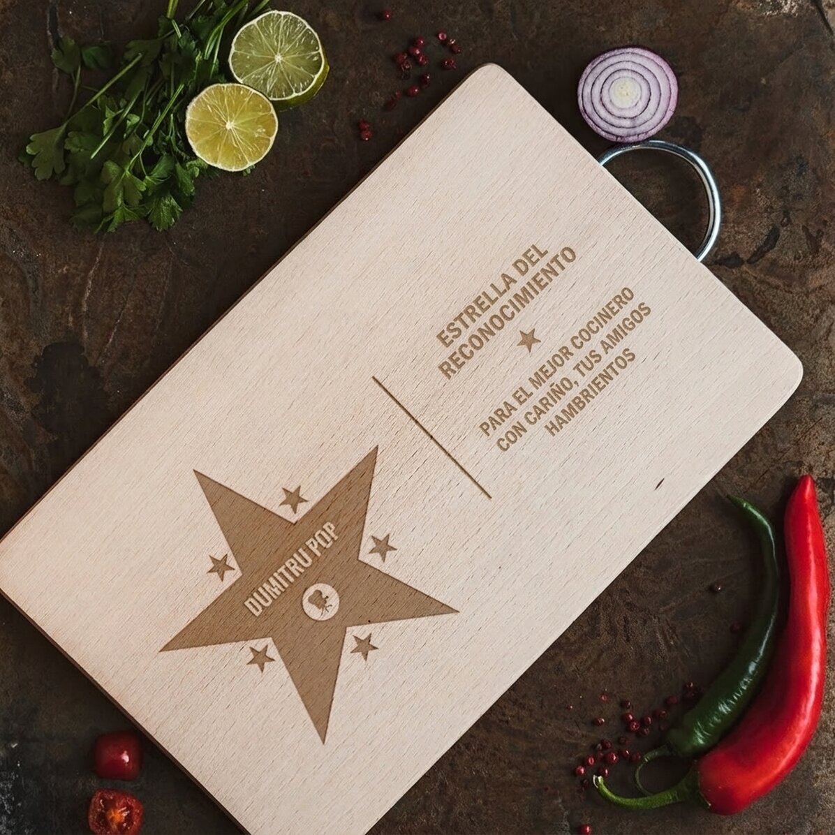 Cortador personalizado con texto - La Estrella de la Gratitud