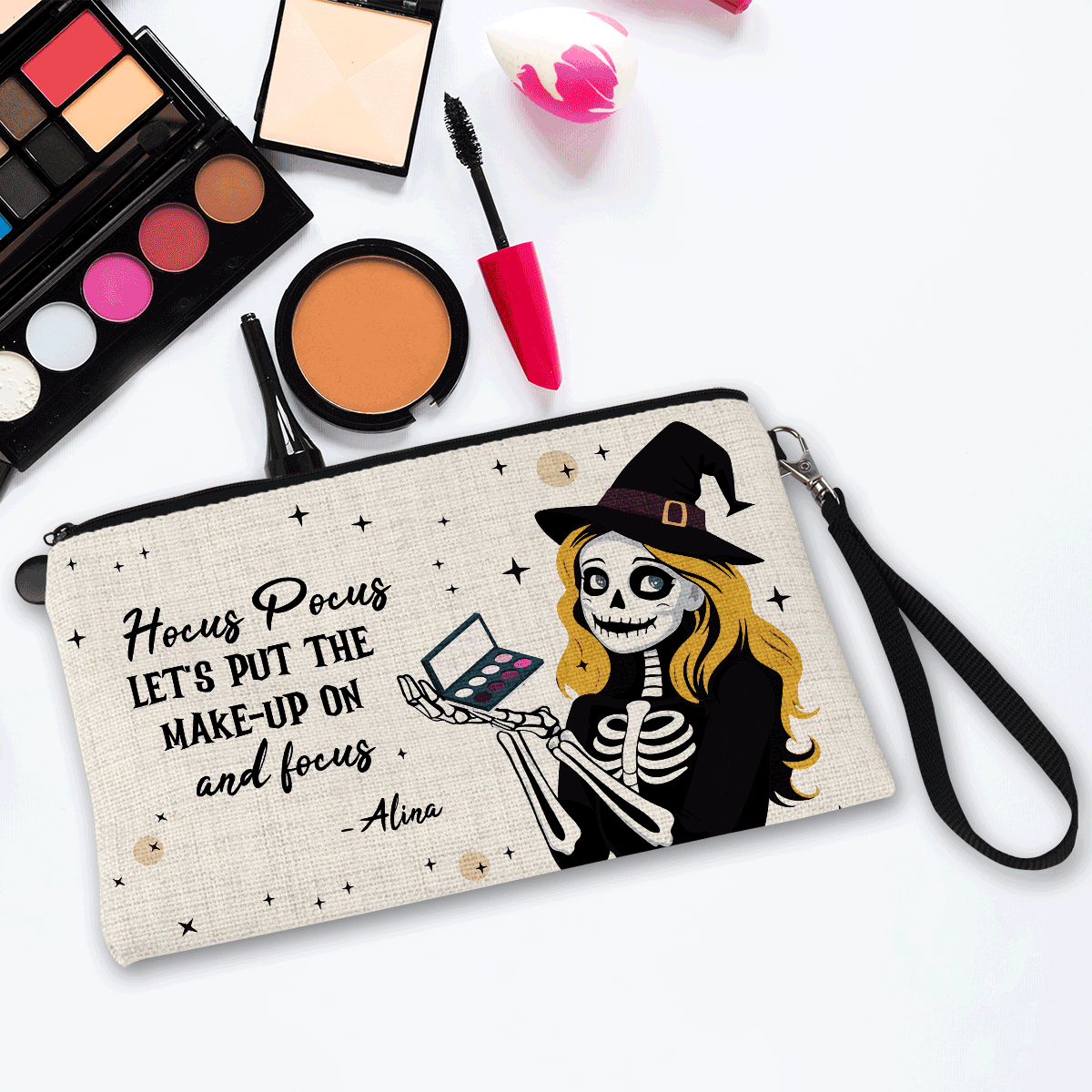 Set de maquillaje personalizado con texto - Halloween