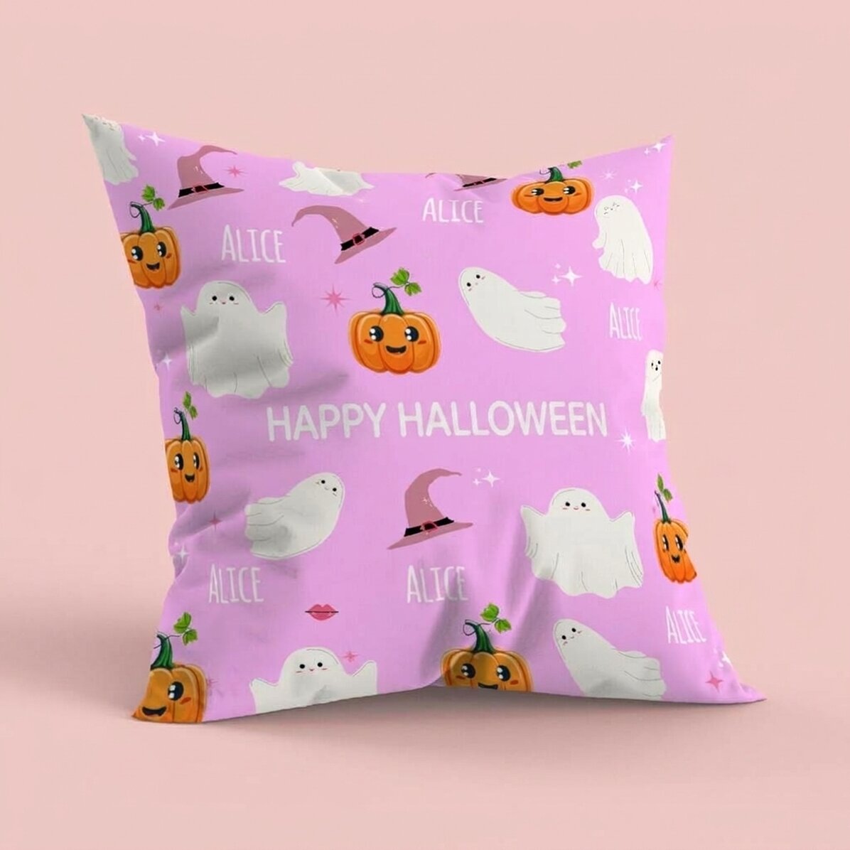 Cojín personalizado con texto - Cute Halloween