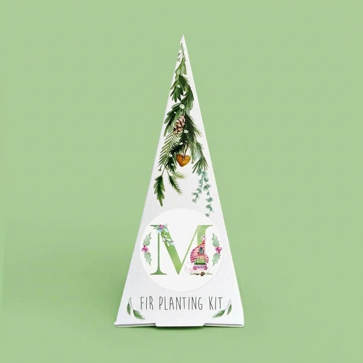 Kit para plantar un abeto personalizado con monograma