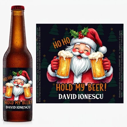 Cerveza personalizada con nombre - Hold my beer