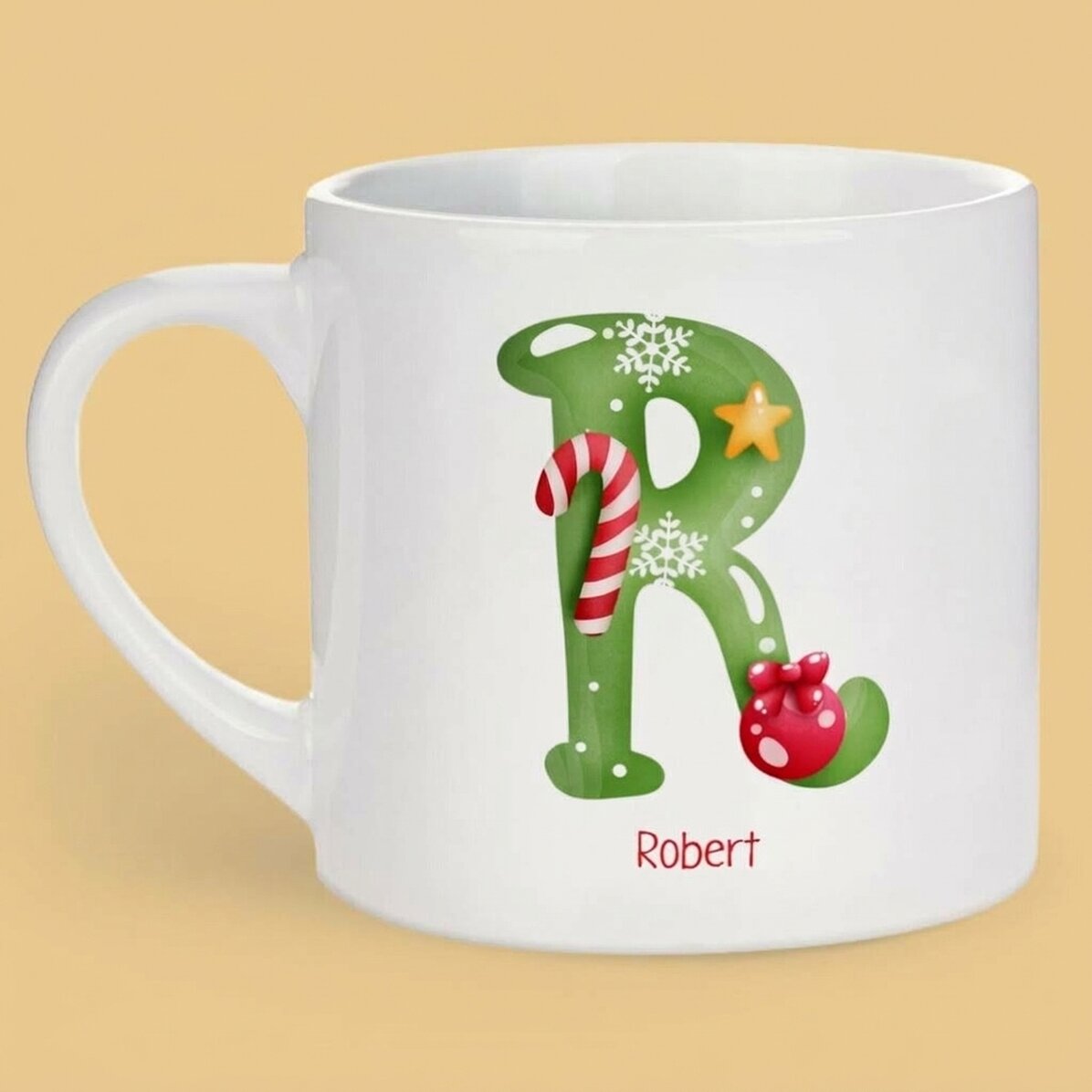 Taza personalizada para niños con nombre - Navidad
