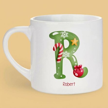 Taza personalizada para niños con nombre - Navidad
