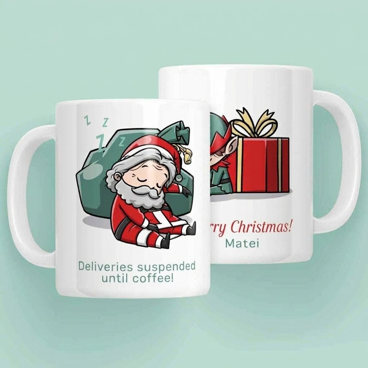 Taza personalizada con texto - Entregas aplazadas