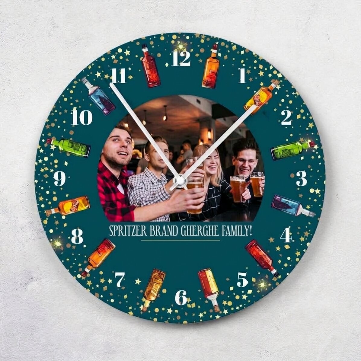 Reloj personalizado con texto y foto - Ora de sprit