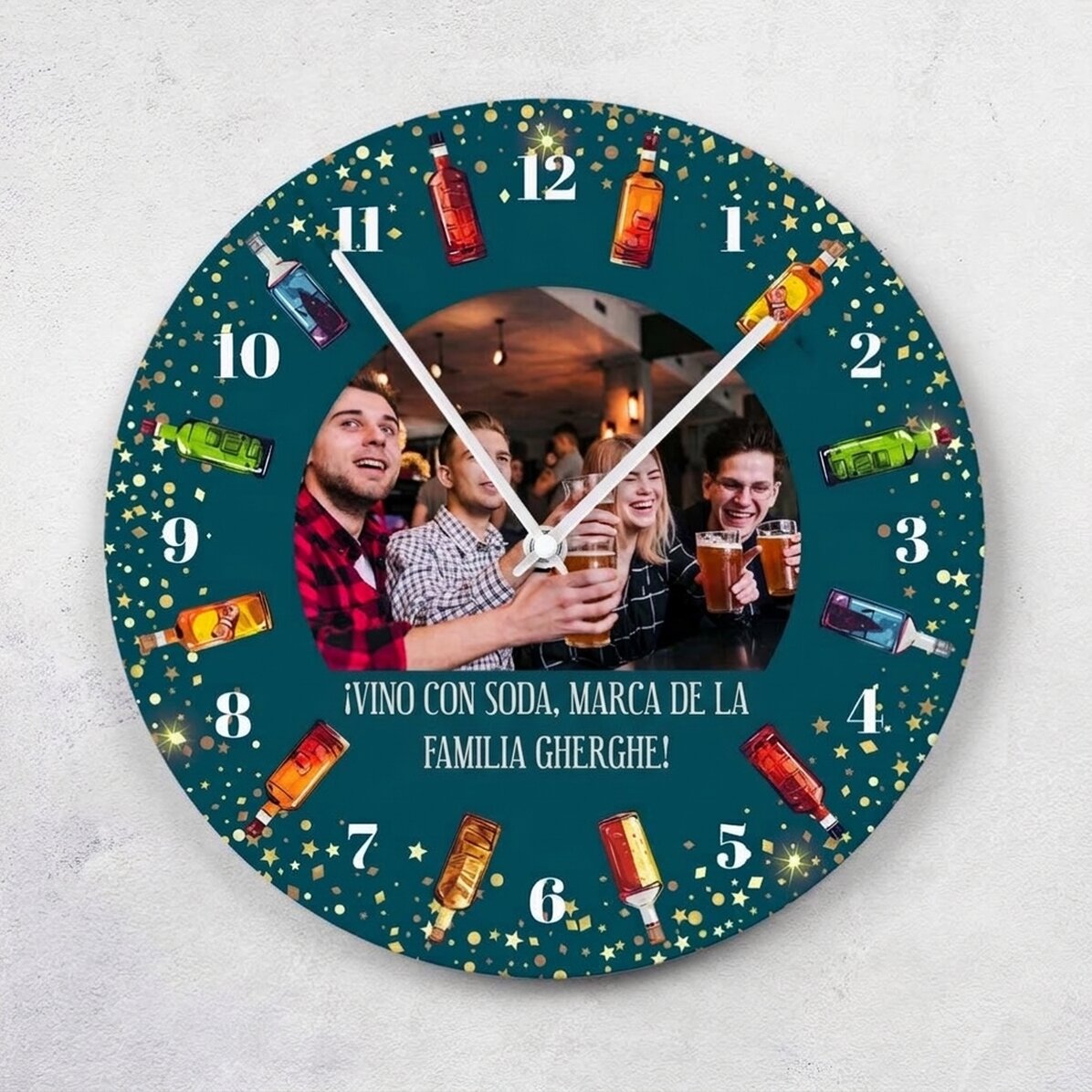 Reloj personalizado con texto y foto - Ora de sprit