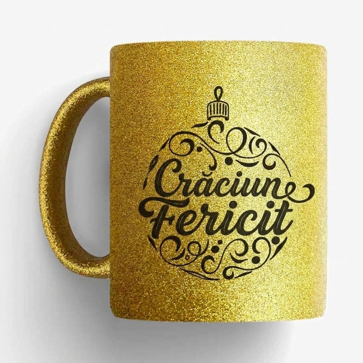 Taza personalizada con mensaje - Globo «Merry Christmas»
