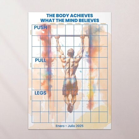 Póster personalizado - Plan de entrenamiento