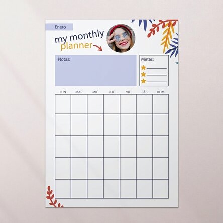 Póster personalizado - Objetivos