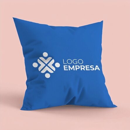 Cojín personalizado con logotipo, tamaño grande