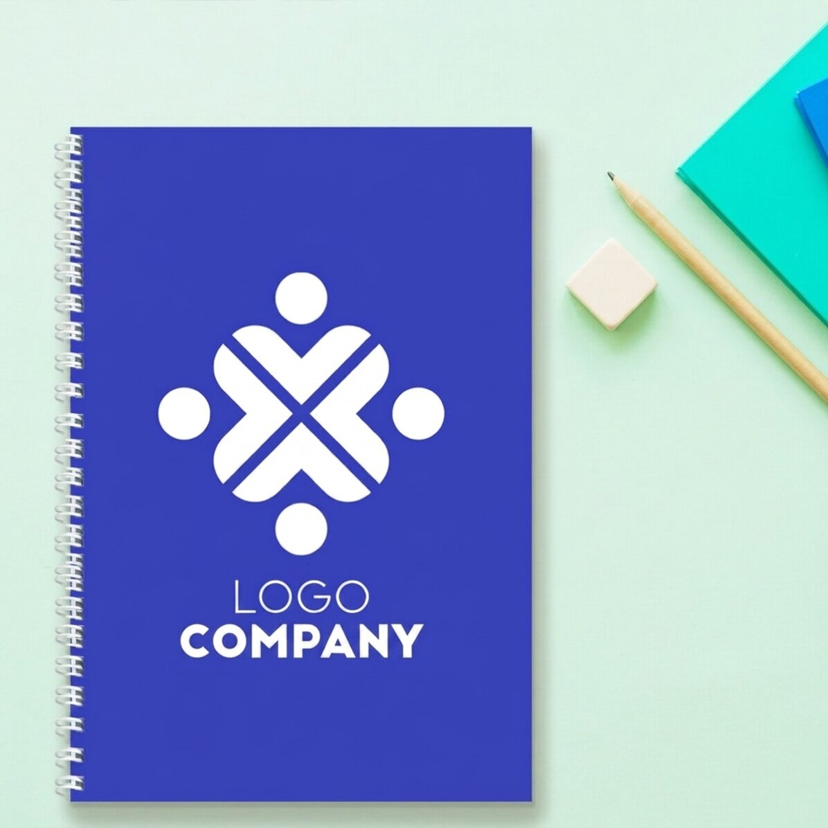 Cuaderno personalizado con logotipo
