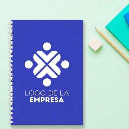 Cuaderno personalizado con logotipo