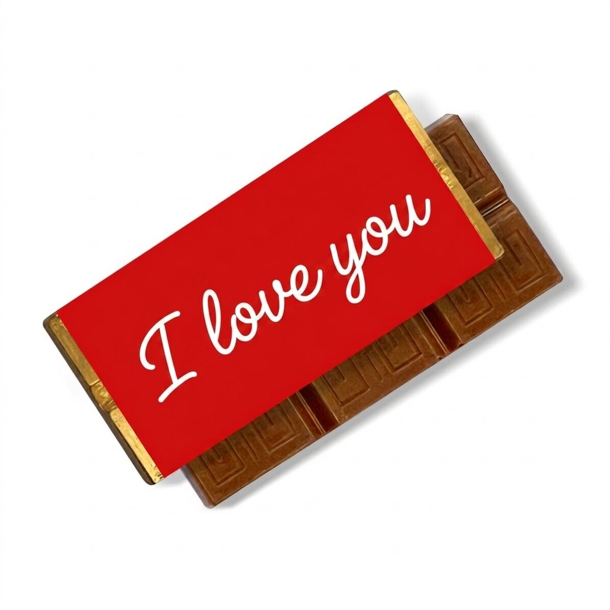 Mini tableta de chocolate personalizada con un mensaje