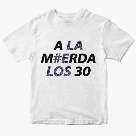 Camiseta de algodón personalizada con el texto «F#CK»