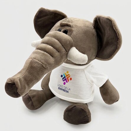 Elefante personalizado con logotipo