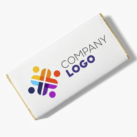 Chocolate personalizado con logotipo