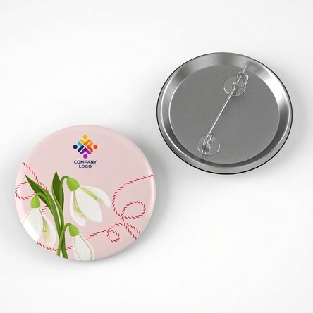 Customised badge with logo - Spring