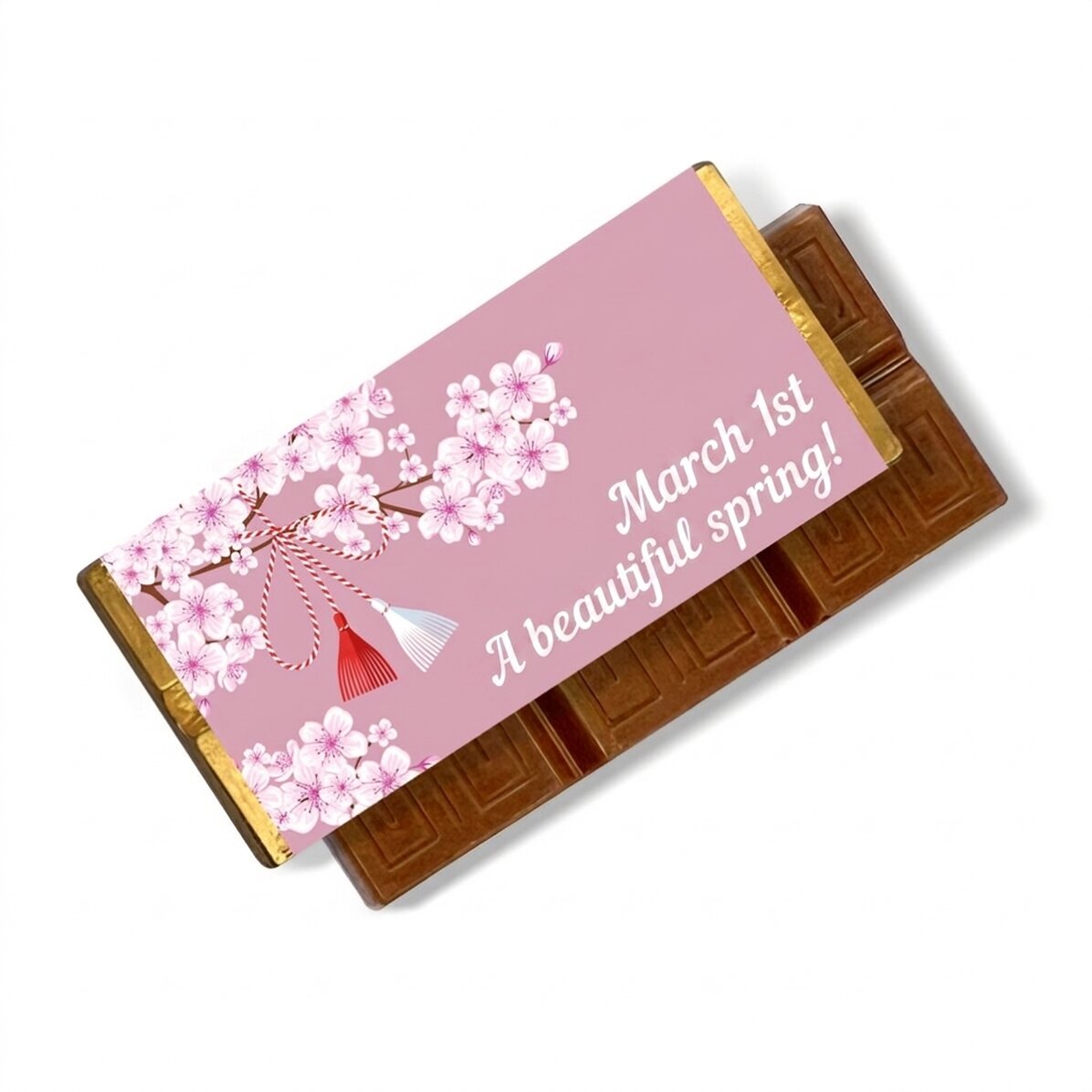 Mini tableta de chocolate personalizada con mensaje - 1 de marzo