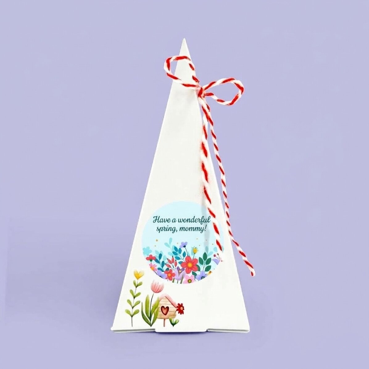 Kit personalizado para plantar flores con texto - Primavera