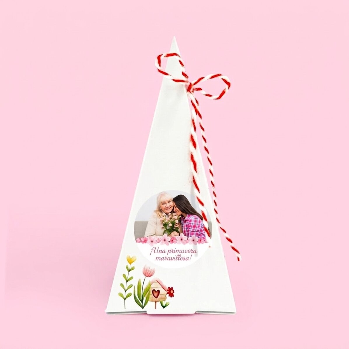 Kit personalizado para plantar flores con foto y texto - Flowers