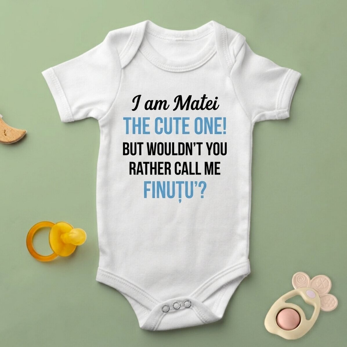 Body para niños personalizado con texto - Solicitud de padrino