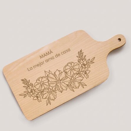 Cortador personalizado con mensaje - Floral